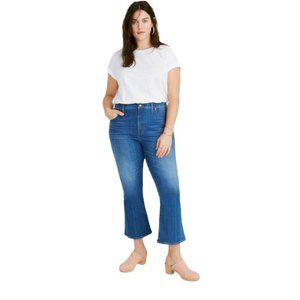 Madewell Cali Demi Boot Cropped Jeans Plus 35